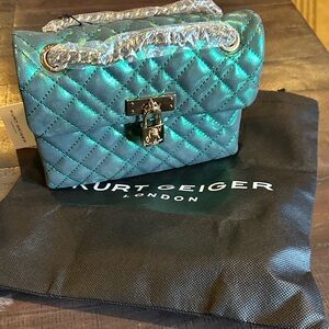 NWT Kurt Geiger London Mini Brixton Lock Bag